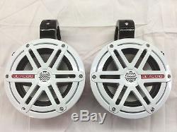JL Audio RED/WH Mini Wakeboard Tower Boat Roll Cage Speakers UTV/ATV CAN AM RZR