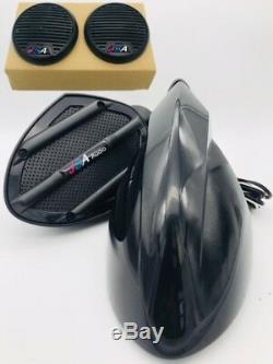 Jet Ski Mirror Speakers Pair + 2 X Flush Mount Stereo Universal All Models Diy