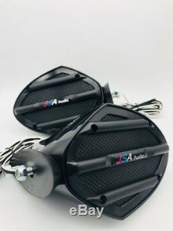 Jetski 2 Speaker Kit Stereo Amp Bluetooth System Universal Rxt Gts Seadoo Diy