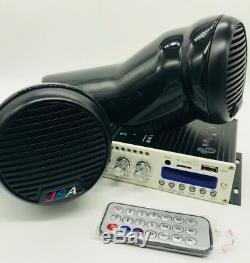 Jetski Pod Speaker Kit Stereo Bluetooth System Universal Rx Rxp Gti Spark Seadoo