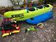 Jobe Chaser 3-man Towable Inflatable Tube Banana Boat Ringo Package