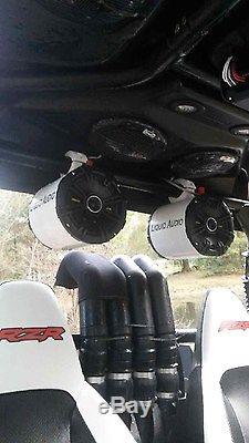 KICKER BLK Short Wakeboard Tower Boat Cage Speakers. UTV RZR Polaris Can Am Jeep