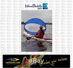 Kayak Cruiser Wind Paddle Instant Sail Kit. Kayaking Canoe Sailing Double Sea