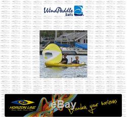 Kayak Cruiser Wind Paddle Instant Sail Kit. Kayaking Canoe Sailing Double Sea