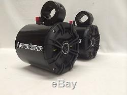 Kicker BLK Wakeboard Tower Roll Cage Speakers for UTV/ATV RZR Mule Can Am Jeep