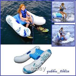 Kids Wake Board Trainer Water Ski Boat Beginner Flotation Inflatable Tube Float