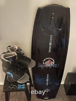 LIQUID FORCE J. Redmon Trip Wakeboard 142cm With Bindings. Excellent Condition
