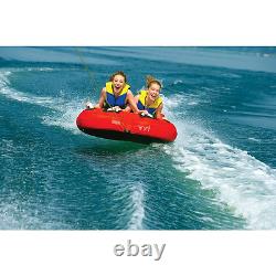Large 1-2 Person Towable Tube Inflatable Float Water Sport Boat Raft Tubing Ski