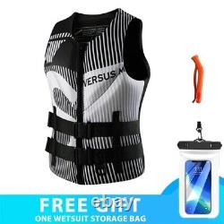 Life Jacket For Adult Big Buoyancy Neoprene LifeVest Surf Raft Kayak Water Sport