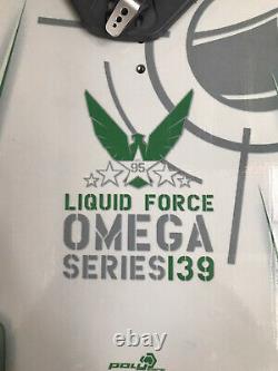 Liquid Force Omega Series 139 Wakeboard With Bindings Wakeforce White Green