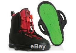 Liquid force HITCH closed toe wakeboard bindings wakeboard boots black red NEW