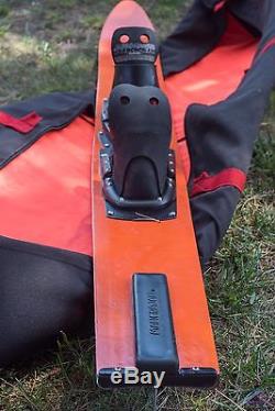 Maherajah 69 Salom Water Ski withKidder Bindings Padded Case