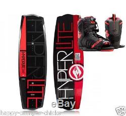 Mens Hyperlite 140 State 2.0 Wakeboard Package with Remix 10-14 Bindings 2016 NEW
