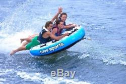 NEW 3 Rider Towable Inflatable Tube Float Water Sport Boat Raft Tubing Ski GIFT