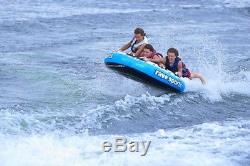 NEW 3 Rider Towable Inflatable Tube Float Water Sport Boat Raft Tubing Ski GIFT
