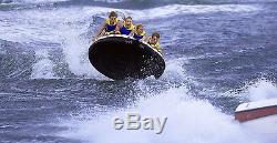 NEW 4 Person Towable Inflatable Tube Float Water Sport Boat Raft Tubing Ski Gift