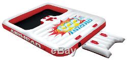 NEW AIRHEAD AHCI-1 Cool Island 6 Person Inflatable Lounger Float Raft Pool Lake
