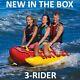 New Airhead Hd-3 Hot Dog 3 Triple Rider Towable Inflatable Boat Ski Tube Float