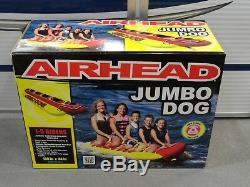 NEW Airhead HD-5 Hot Dog 5 Person Rider Towable Inflatable Boat Ski Tube Float