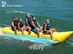 NEW Island Hopper PVC-5 Banana Boat 17' Inflatable 5 Passenger Water Sled