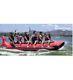 New Island Hopper Rspvc-6 Red Shark 19' Inflatable 6 Person Banana Water Sled