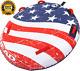 New-rider Options Sportsstuff Stars & Stripes Towable Tube For Boating With 1-4