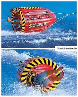 NW Spin Towable Tube Inflatable Float Water Sport Raft Tubing Lake Boat Ski Gift