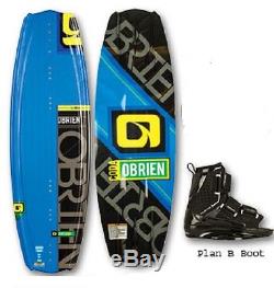 New 2014 O'Brien 135cm Coda Wakeboard with Plan B Bindings