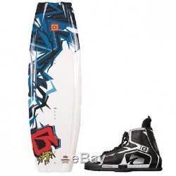 New 2016 O'Brien 124cm System Wakeboard with Device Jr Bindings Part 2160192