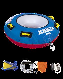 New! JOBE RUMBLE PACKAGE 1 PERSON RIDER TOWABLE INFLATABLE TUBE SKI BOAT RINGO
