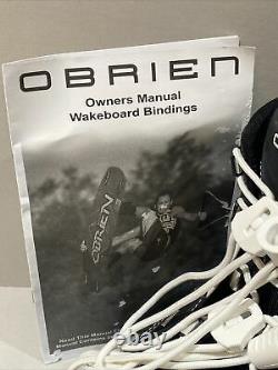 New O'Brien Clutch Wakeboard Bindings (Size 8-11)