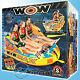 New Wow Max 1-3 Person Inflatable Tow Lake Boat Tube Towable Chariot Water Raft