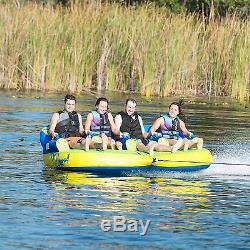 New XL Towable Tube HO Sports Laguna 4 Water Tow Boat Raft Ski