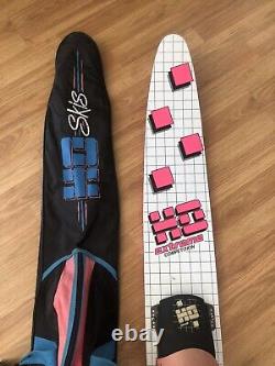 O'Brien HO Water Extreme Competition Slalom Ski Vintage 1985 Size MED 66 with Bag