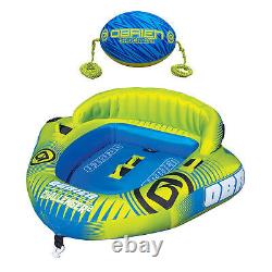 O'Brien Oval Shock Ball Towable Rope Float & Challenger 2 Person Inflatable Tube