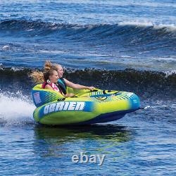 O'Brien Oval Shock Ball Towable Rope Float & Challenger 2 Person Inflatable Tube