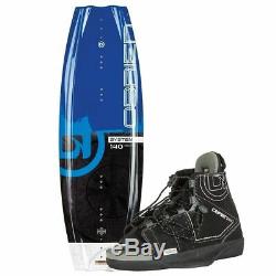 O'Brien System 140 Beginner Wakeboard Package with Clutch 7 to 11 Boot Bindings