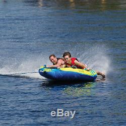 O'Brien Ultra Screamer Inflatable Towable Water Tube for Boating, 1-3 Riders