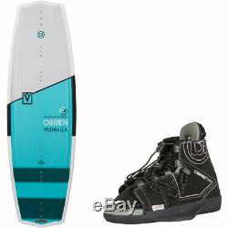 O'Brien Valhalla 133 Centimeter Wakeboard Package and Clutch Small Boot Bindings