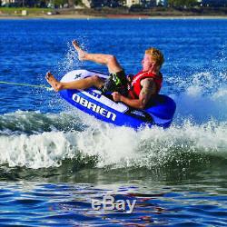 O'brien Watersports Wake Warrior 1 Person Inflatable Boat Towable Water Ski Tube