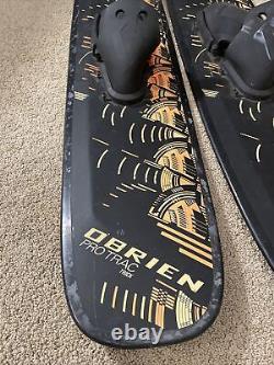 O'brien pro trac trick ski black and orange 42