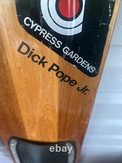 PAIR OF DICK POPE JR. CYPRESS GARDENS WATER SKIS Vintage Wooden Skis