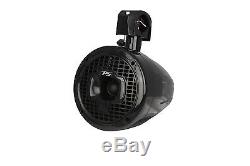 Pair Power Sports SPORT6-B, 6 Marine 500 Watts Wakeboard Tower Speakers, Black