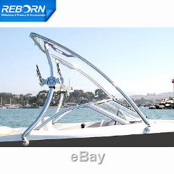 Promotion Reborn Elevate Wakeboard Tower Shining Polished With LED Nav Light