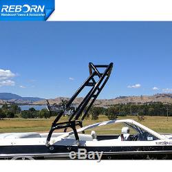 Promotion Reborn Launch Forward-facing Wakeboard Tower Glossy Black