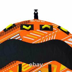 RAVE Sports 2709 Mass Frantic 4 Rider Inflatable Water Float Towable Boat Tube