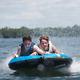 Rave Sports Storm Inflatable 2 Person Rider Towable Boat Lake Water Tube Raft