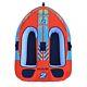 Rave Sports Tirade Ii Inflatable 2 Person Rider Towable Boat Water Tube Raft