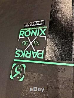 RONIX PARKS 144 AIR CORE 2016 USED 1 TIME WAKEBOARD Black 1st Quality