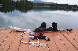 Radar Senate Carbon Slalom Water Ski and Hardshell Bindings Package